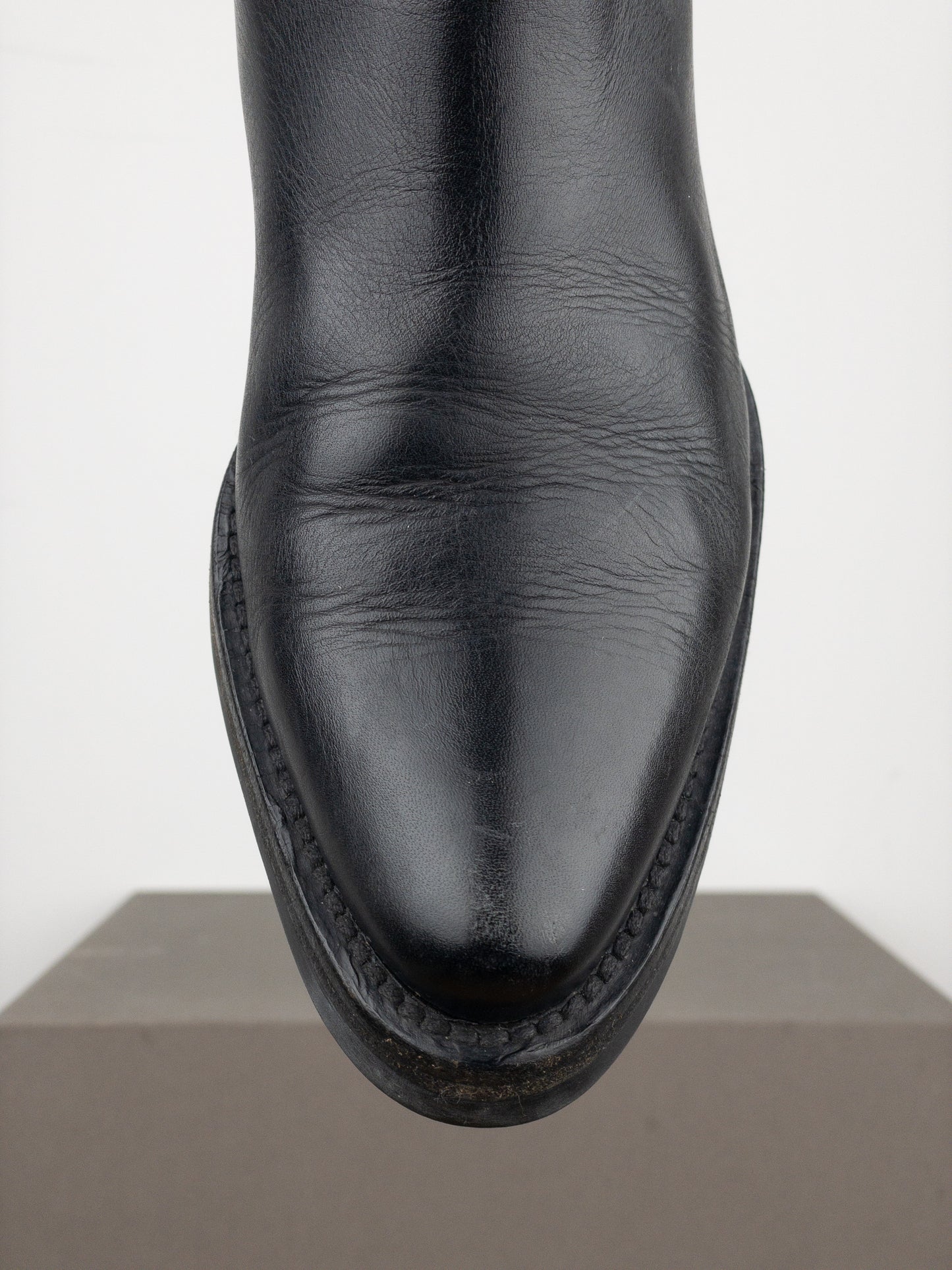 Miu Miu AW01 Pointed-Toe ‘Peco’ Biker Combat Boots