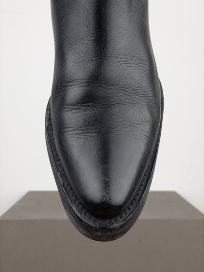 Miu Miu AW01 Pointed-Toe ‘Peco’ Biker Combat Boots