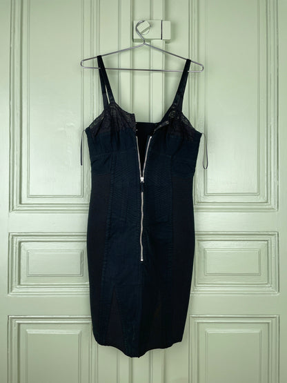 Jean Paul Gaultier 90s `Madonna´ Corset Lace Mini Dress