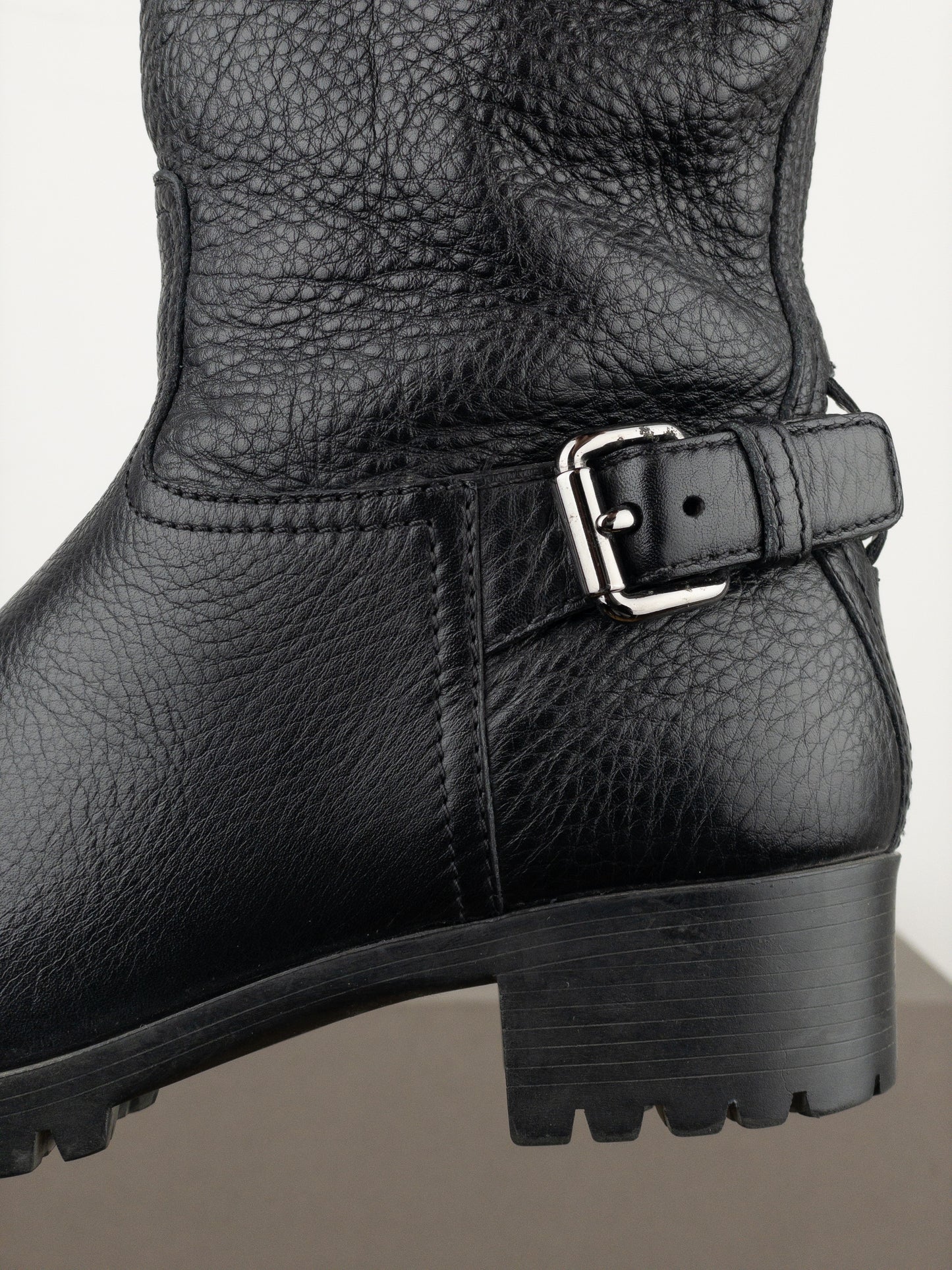 Prada AW99 Lugsole Biker Ankle Work Boots