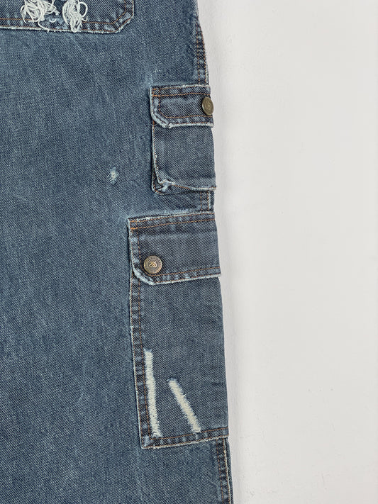 Dolce & Gabbana AW03 Double-Knee Denim Cargo Pants – photo 13