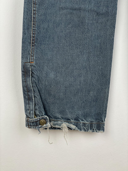 Dolce & Gabbana AW03 Double-Knee Denim Cargo Pants