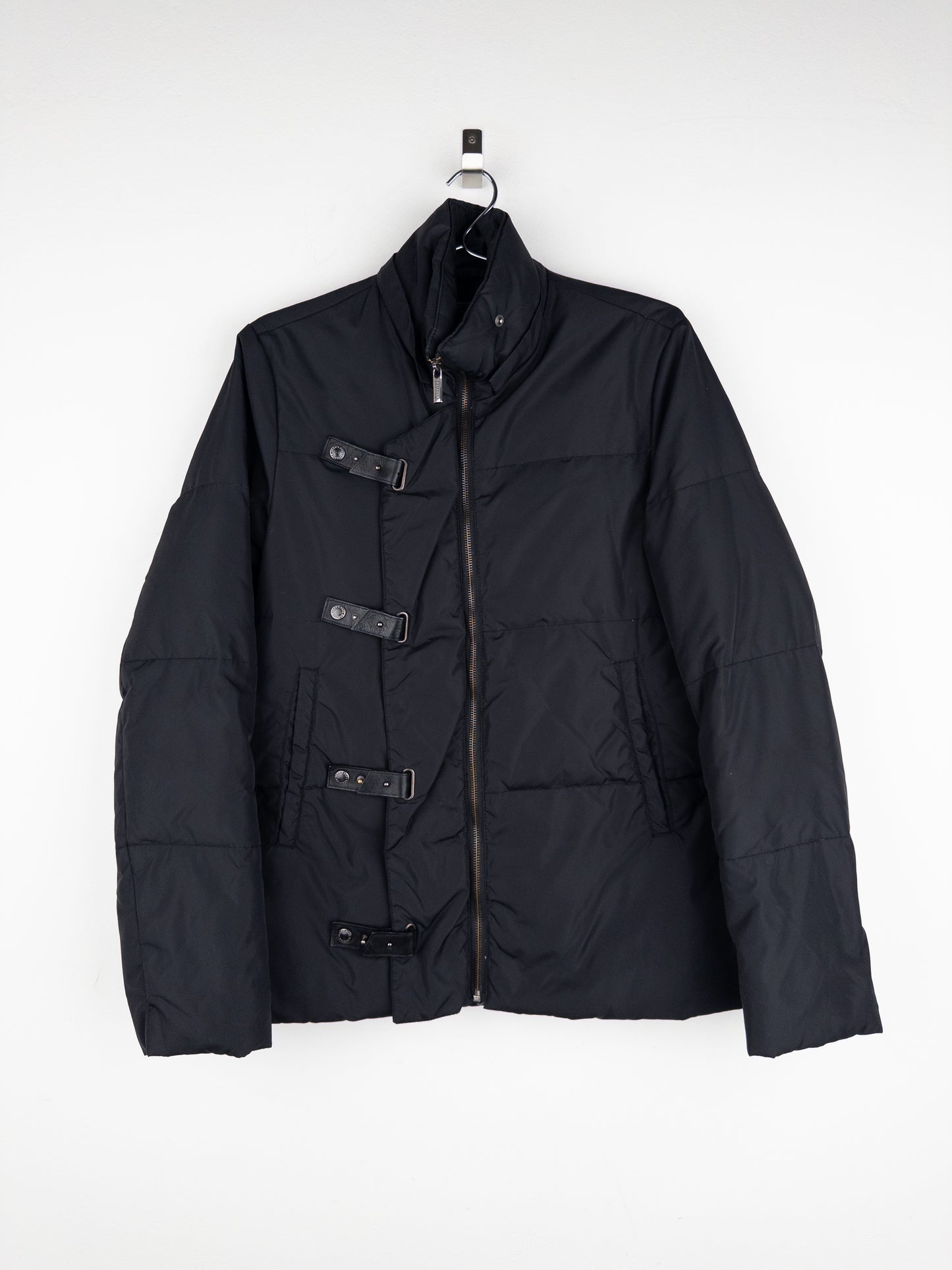 Jean Paul Gaultier AW03 Asymmetrical Bondage Strap Puffer Jacket