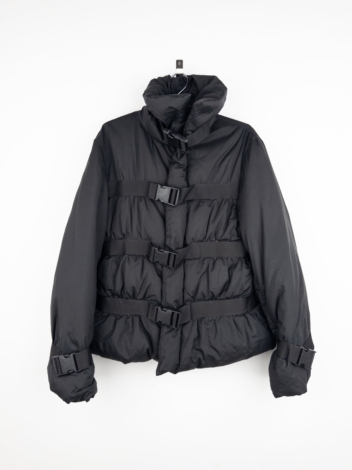 Jean Paul Gaultier AW03 Bondage Strap Puffer Jacket