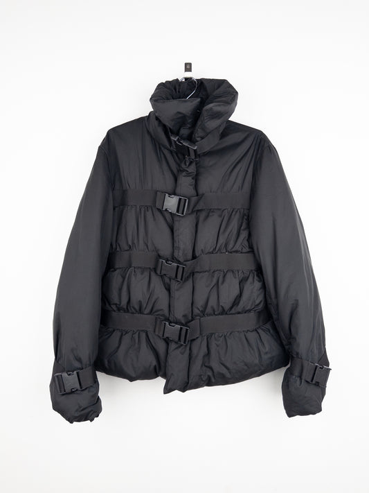 Jean Paul Gaultier AW03 Bondage Strap Puffer Jacket