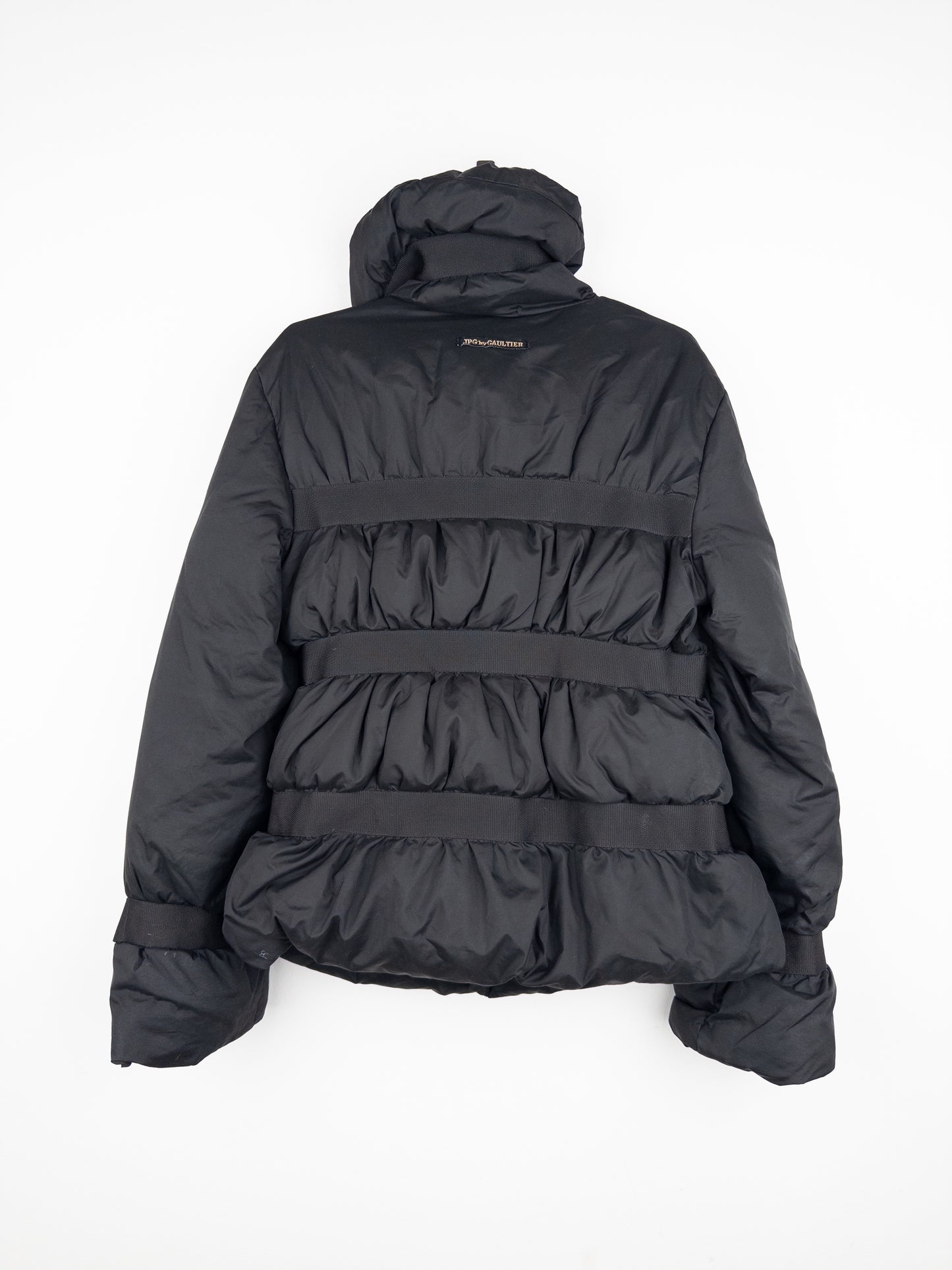 Jean Paul Gaultier AW03 Bondage Strap Puffer Jacket