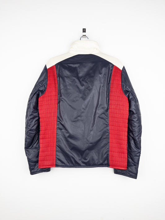 Prada AW08 Linea Rossa Sports Biker Shirring Puffer Jacket