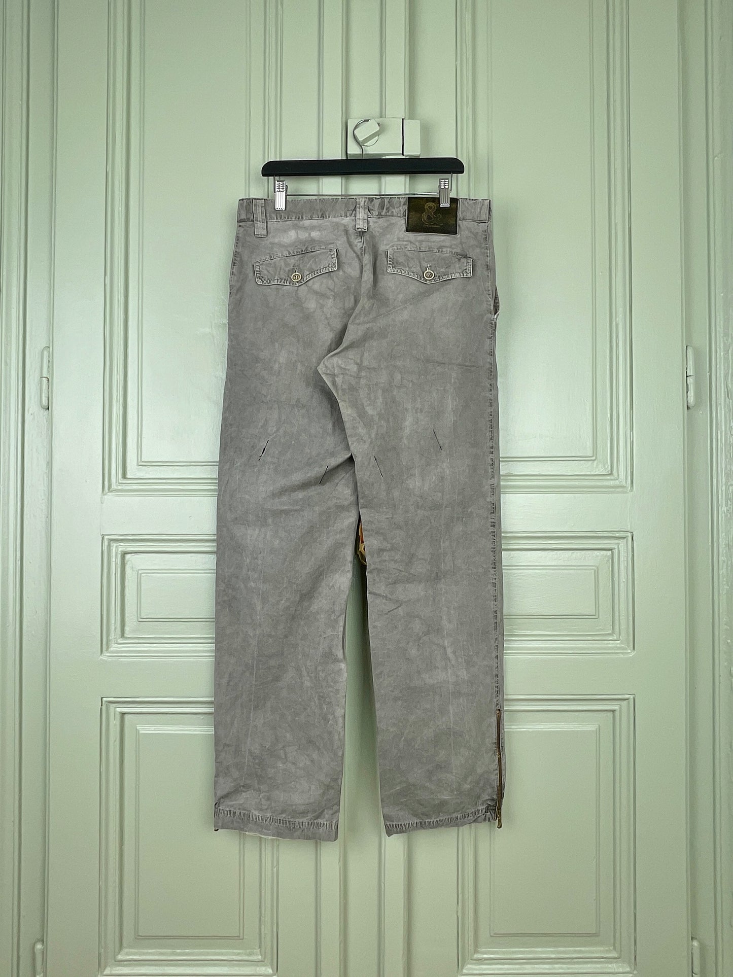 Dolce & Gabbana Stonewash Multi-Pocket Military Cargo Pants