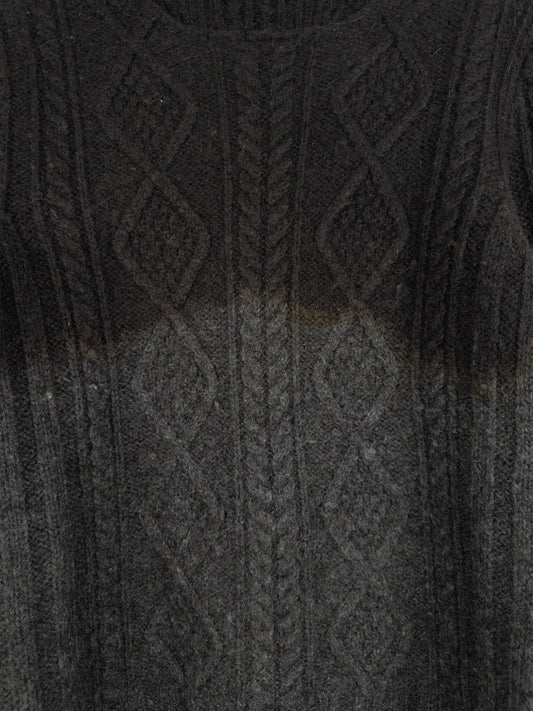 Prada AW04 Ombre Fisherman Cable Knit Sweater – photo 4