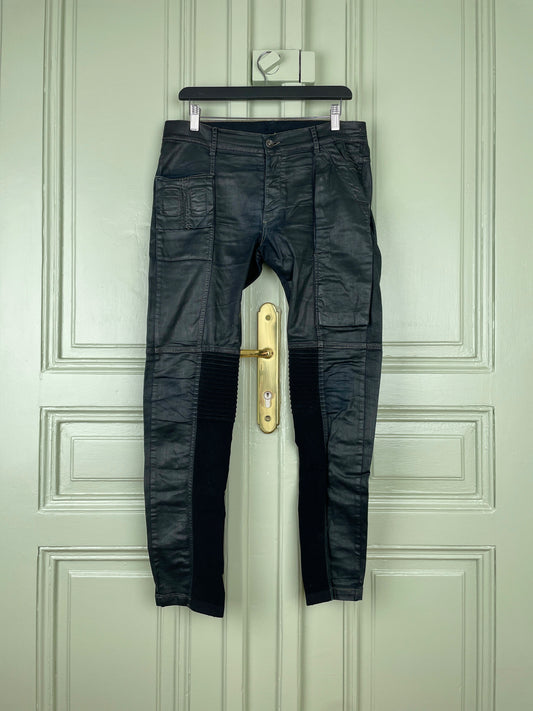 Rick Owens Drkshdw SS14 "Vicious" Memphis Waxed Denim Jeans