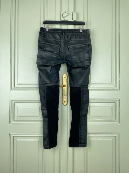 Rick Owens Drkshdw SS14 "Vicious" Memphis Waxed Denim Jeans