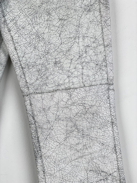 Maison Margiela AW16 Cracked White Paint Leather Pants – photo 9