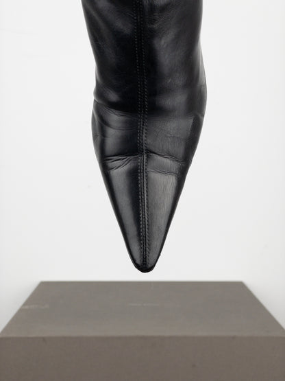 Gucci by Tom Ford AW99 Horsebit Stirrup Harness Riding Heel Boots
