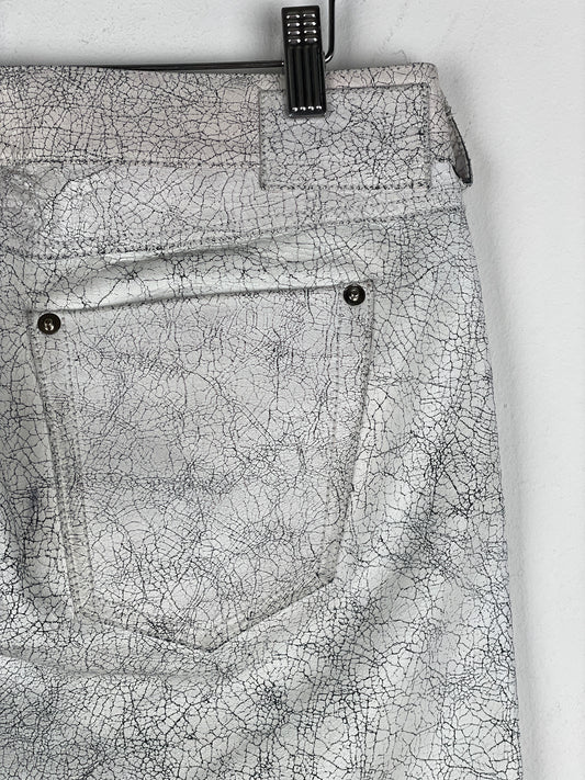 Maison Margiela AW16 Cracked White Paint Leather Pants – photo 12
