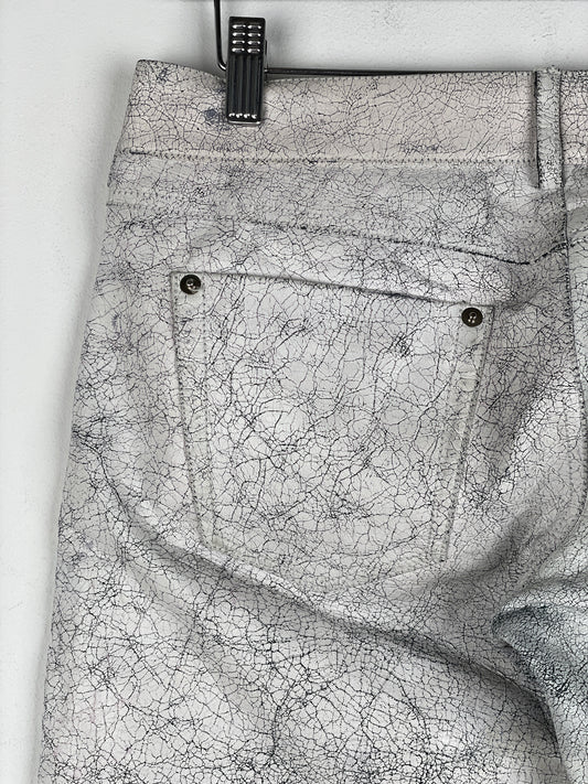 Maison Margiela AW16 Cracked White Paint Leather Pants – photo 11