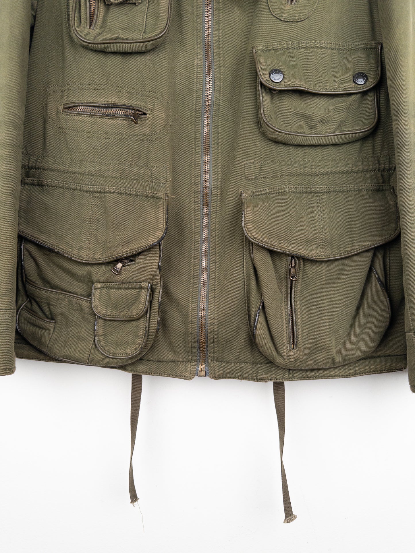 Dolce & Gabbana AW03 Multi-Pocket Military Cargo Field Jacket