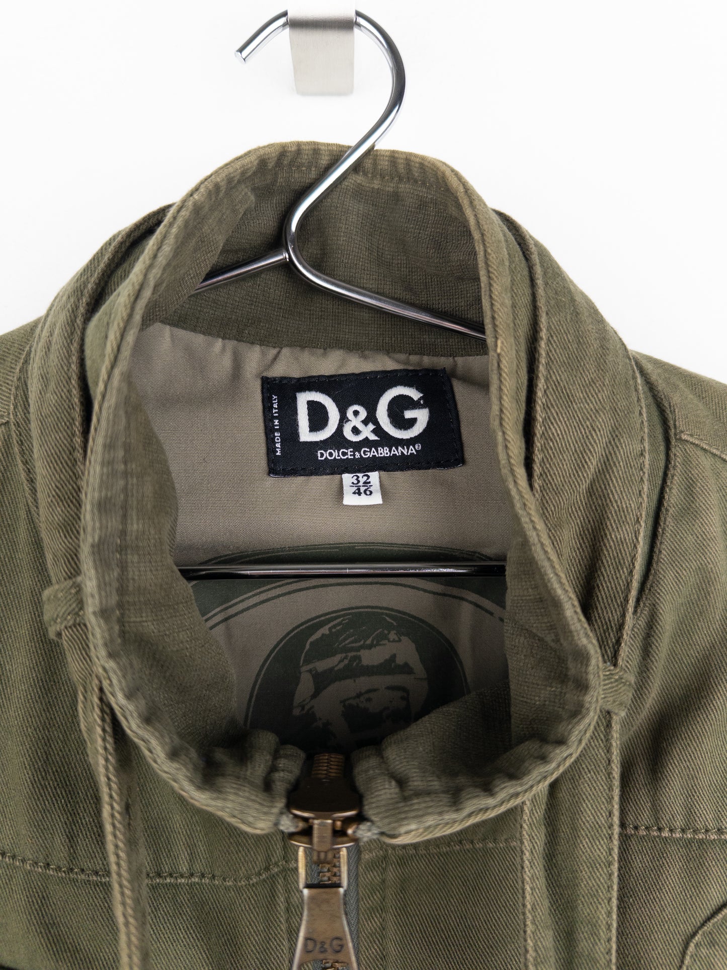 Dolce & Gabbana AW03 Multi-Pocket Military Cargo Field Jacket