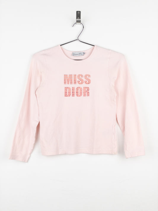 Dior by Galliano 2000s ‘Miss Dior’ Rhinestone Longsleeve Shirt
