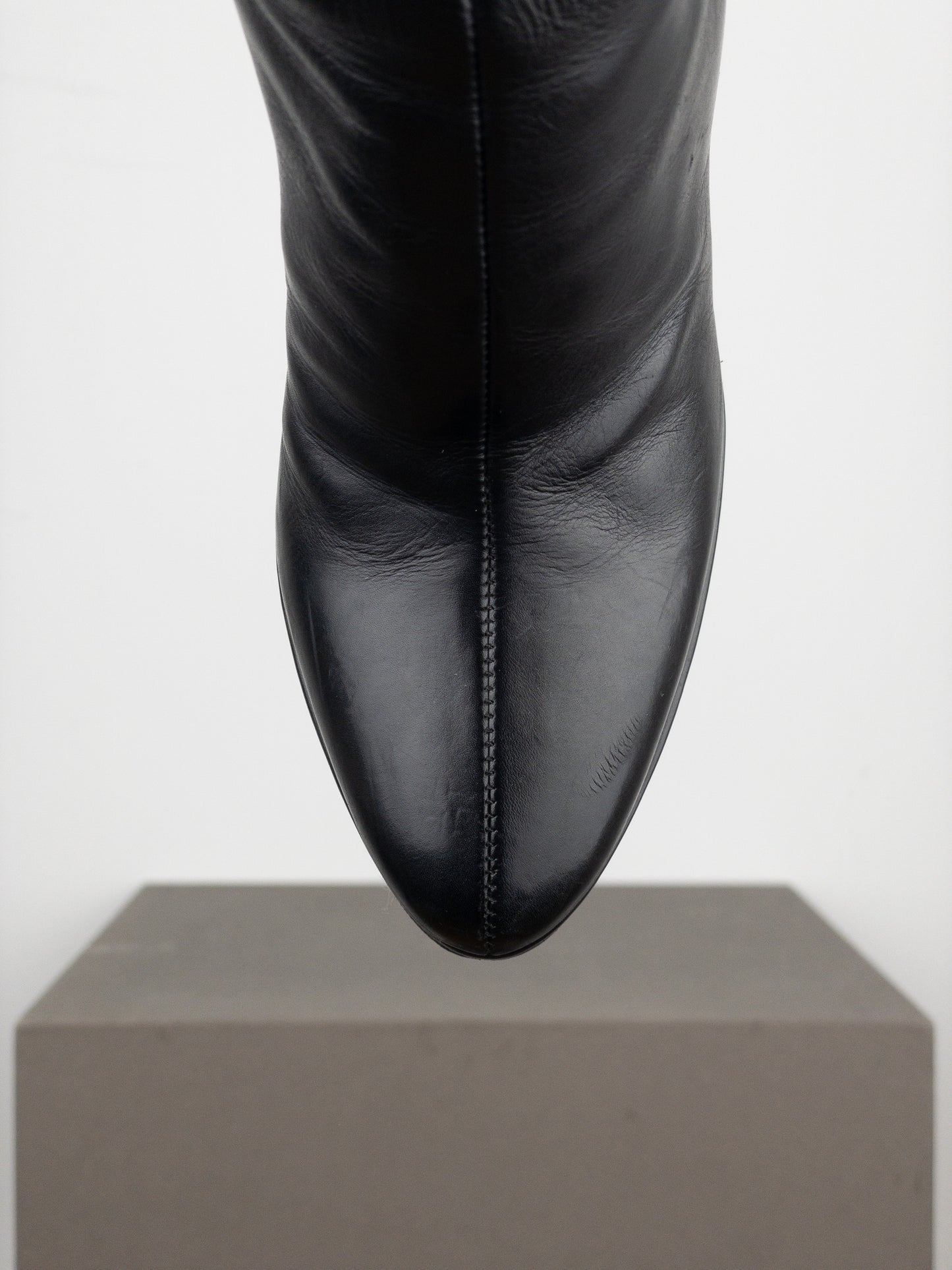 Prada 2000s Mid-Calf Heel Boots