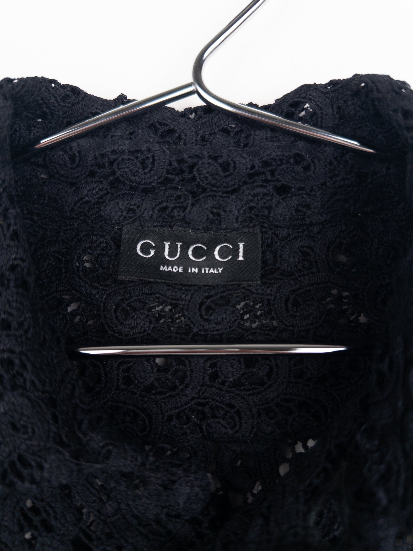 Gucci by Tom Ford SS96 Lace Button-Up Shirt Dress
