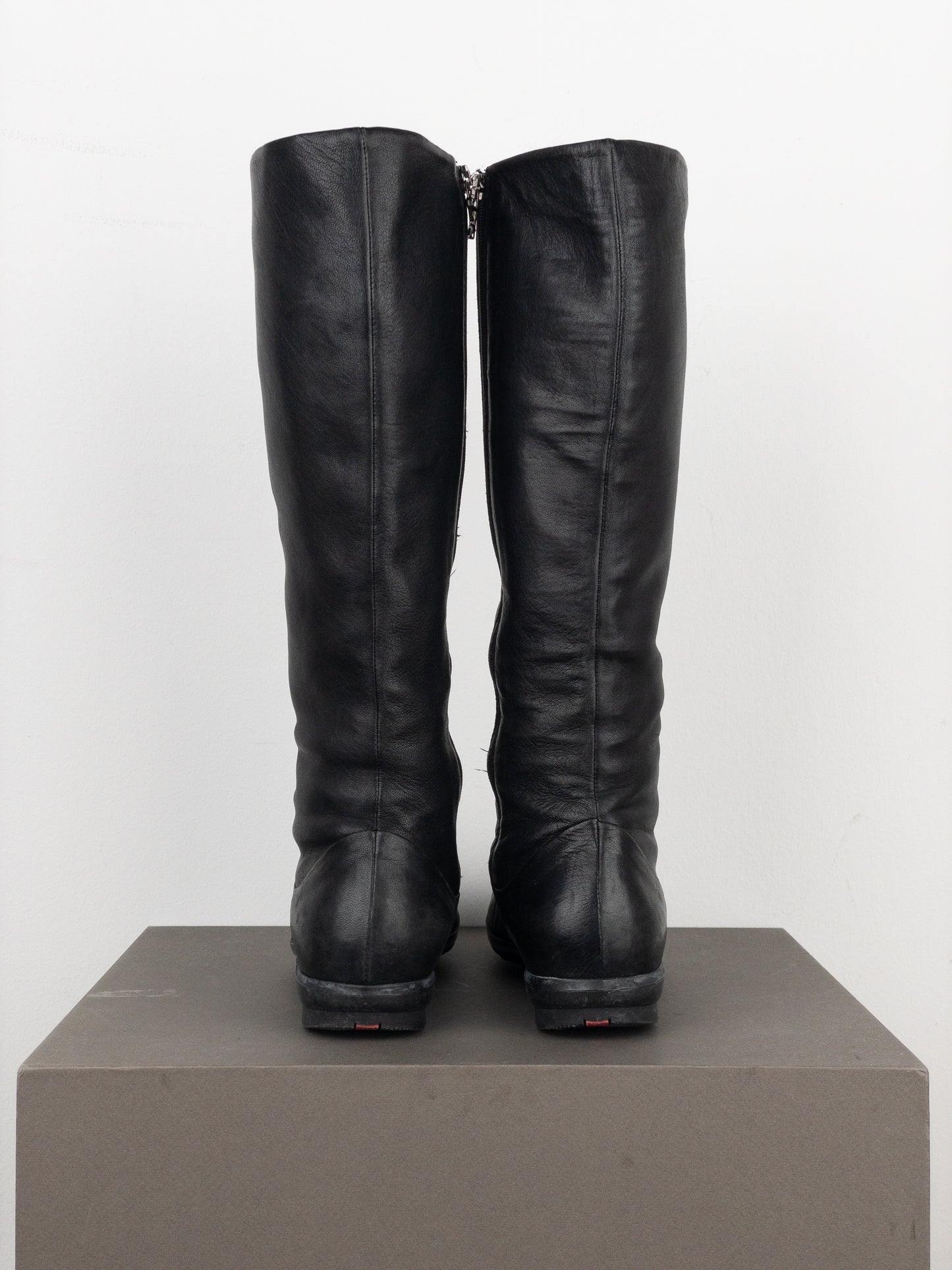 Prada AW99 Knee-High Linea Rossa Sports Cleat Boots
