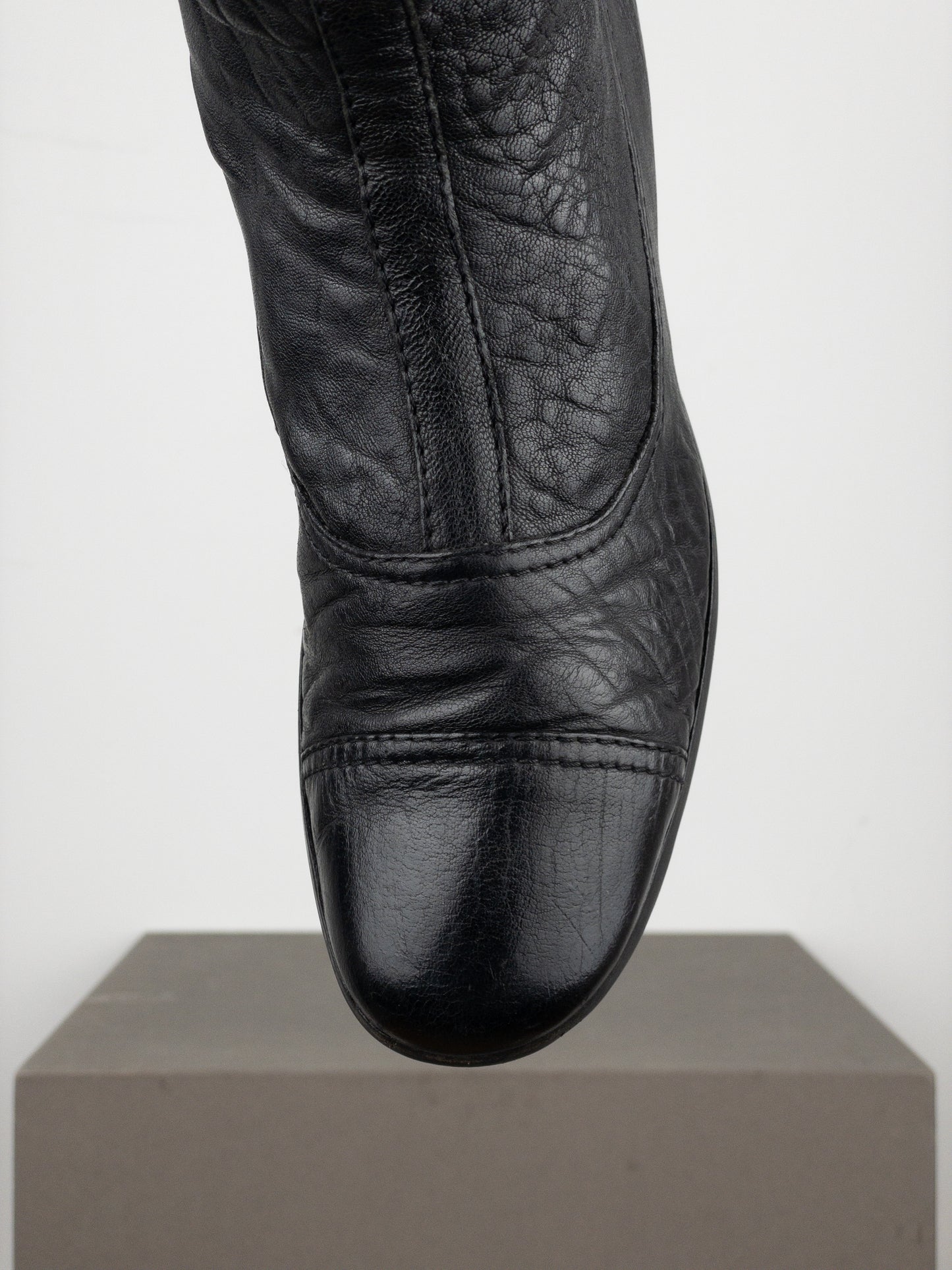 Miu Miu 2000s Knee-High Moto Biker Boots