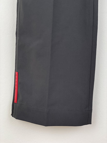 Prada 2000s Linea Rossa Red Tab Technical Pants