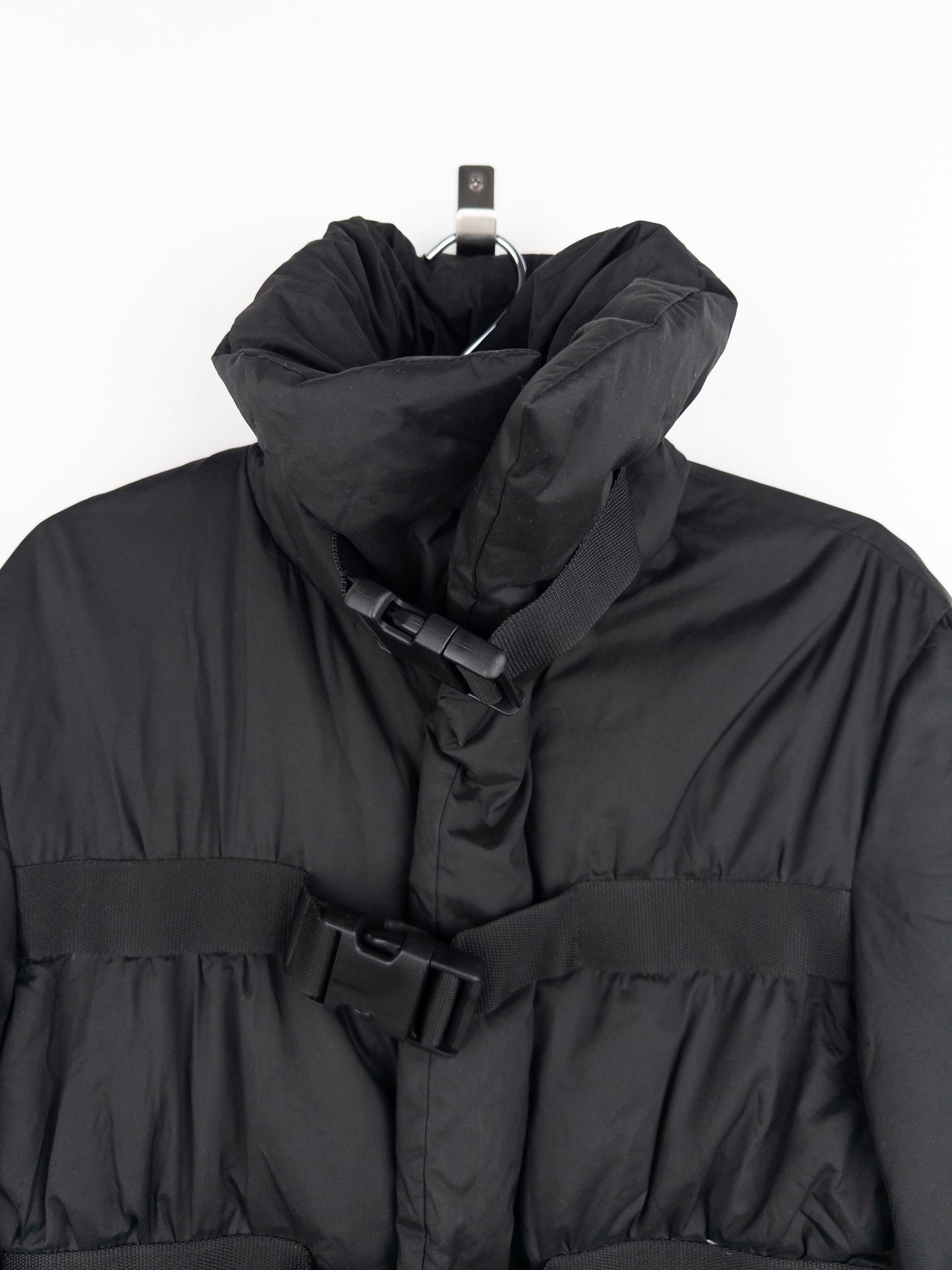 Jean Paul Gaultier AW03 Bondage Strap Puffer Jacket