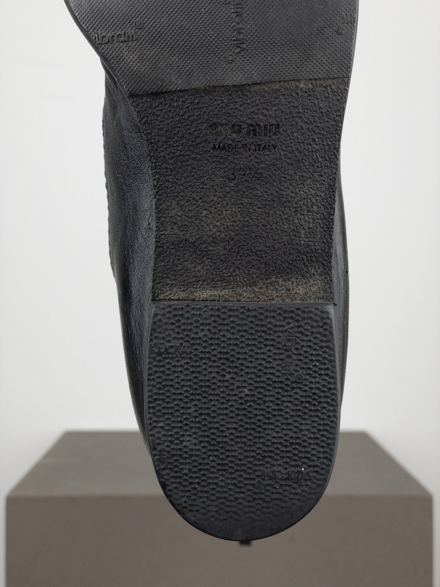 Miu Miu 2000s Knee-High Moto Biker Boots