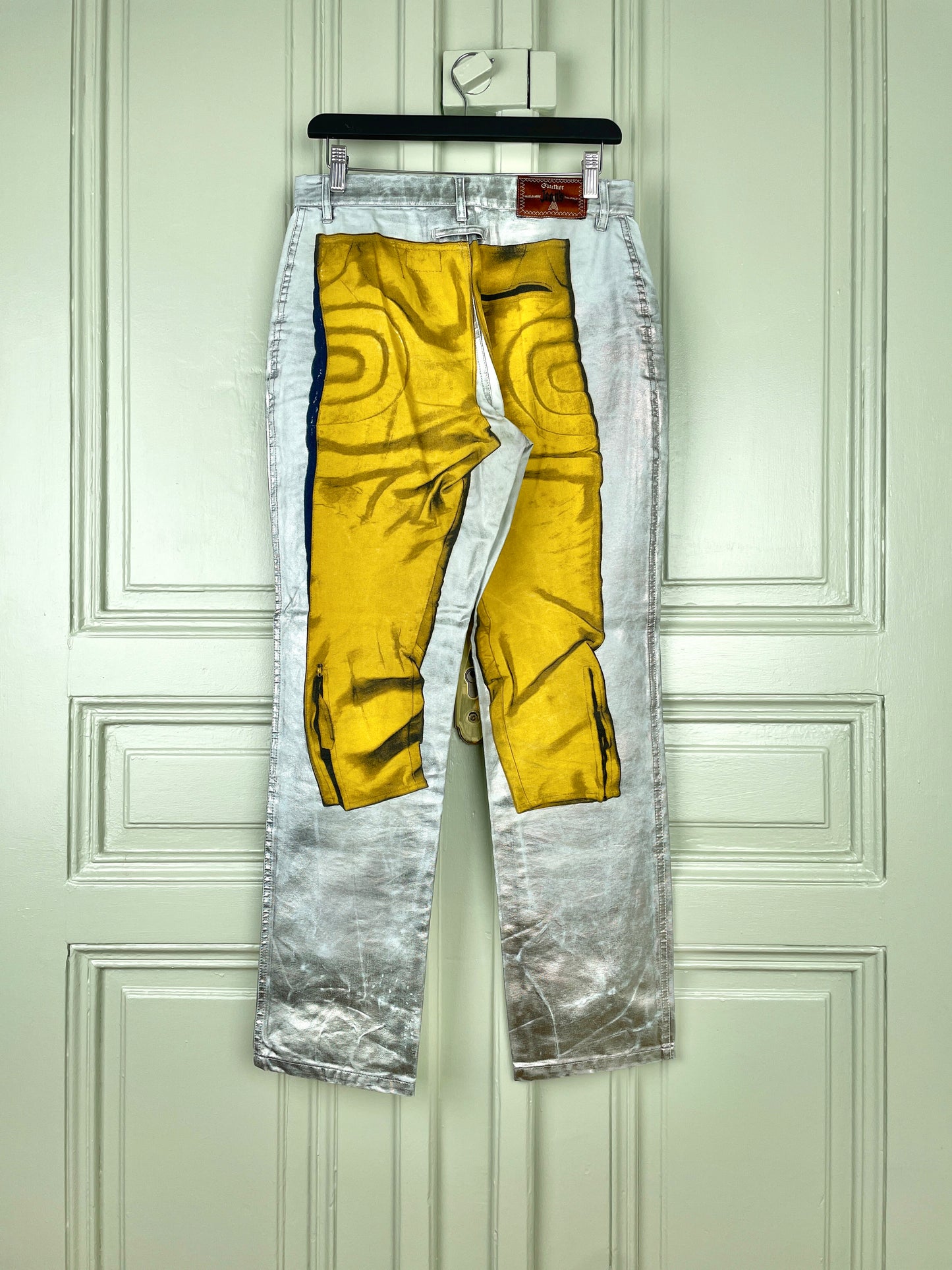 Jean Paul Gaultier AW99 Trompe L'Oeil Moto Pants