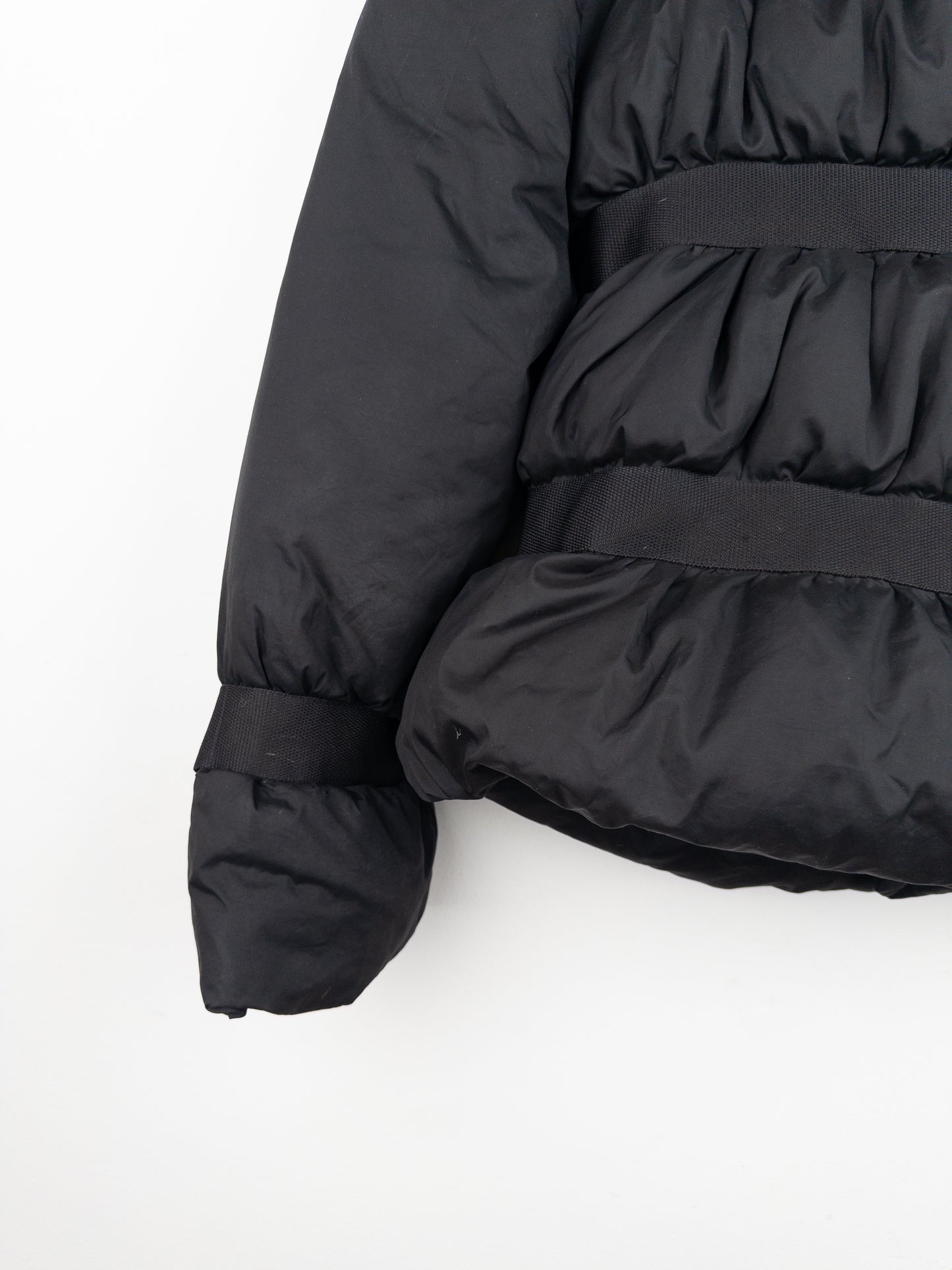 Jean Paul Gaultier AW03 Bondage Strap Puffer Jacket