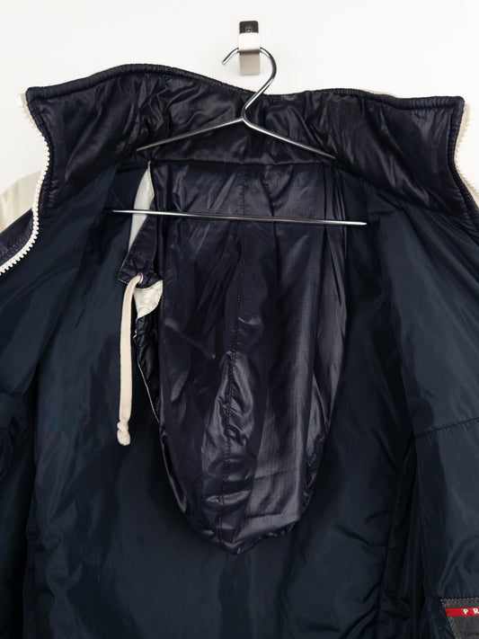 Prada AW08 Linea Rossa Sports Biker Shirring Puffer Jacket – photo 9