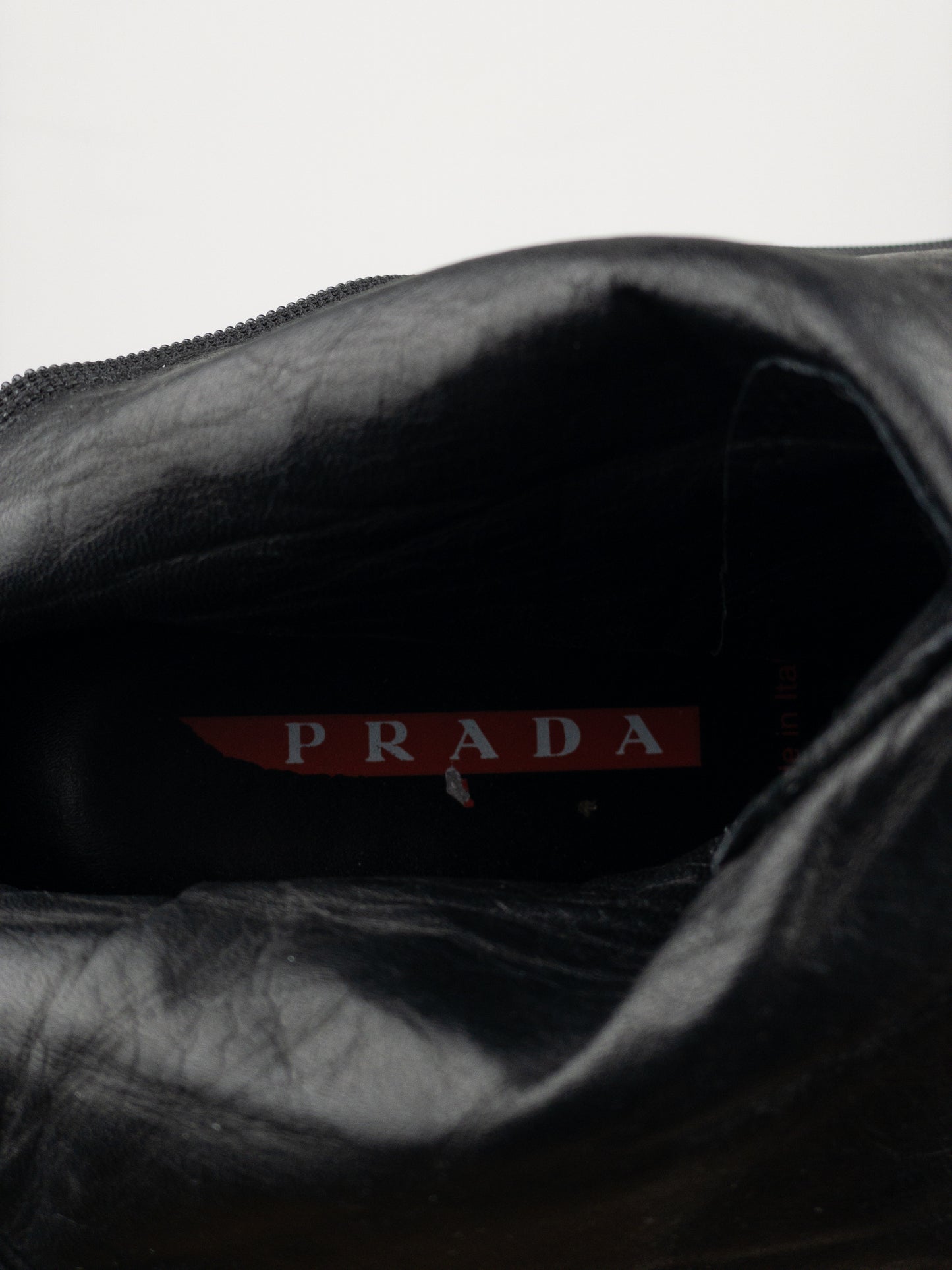 Prada AW99 Knee-High Linea Rossa Sports Boots