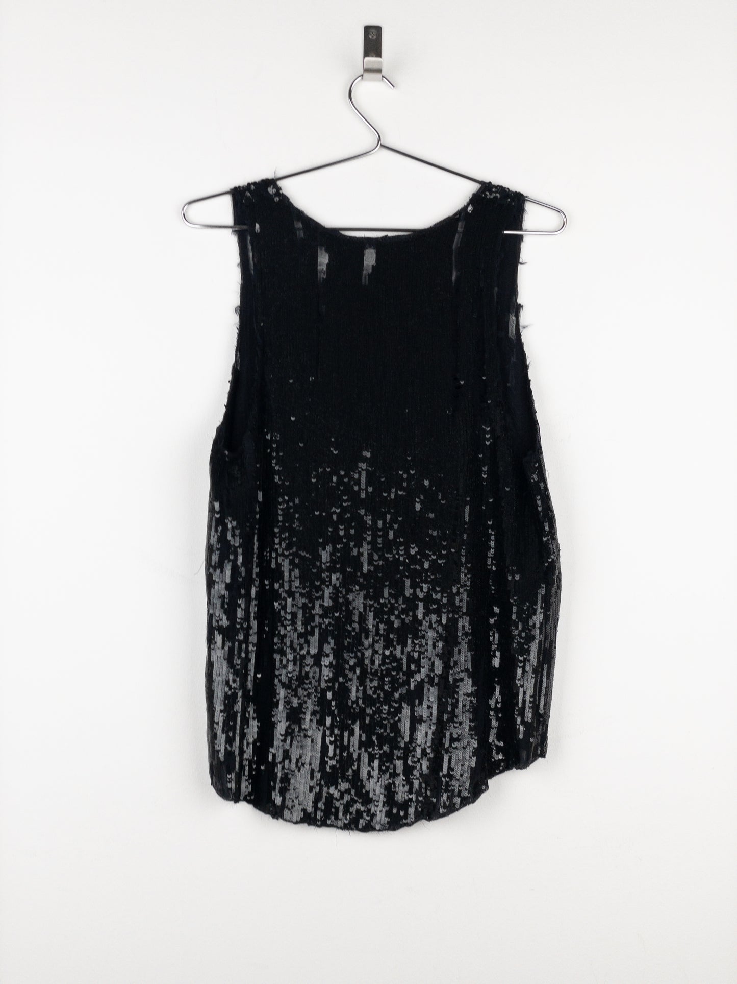 Balmain by Decarnin AW10 Distressed Sequin Tank Top