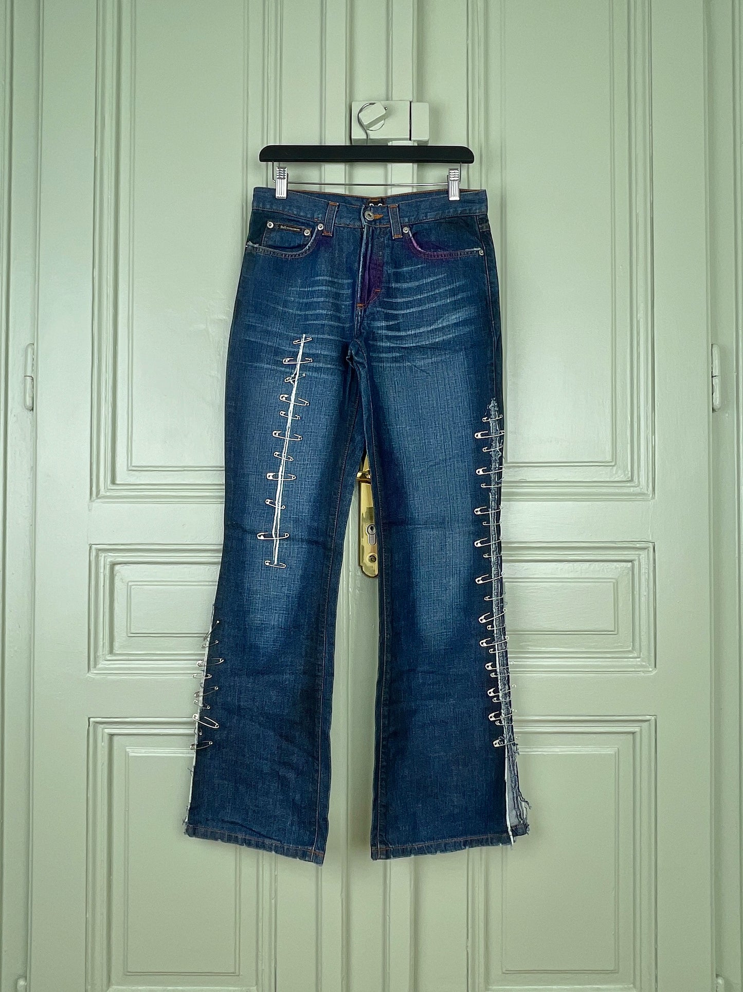 Dolce & Gabbana SS01 Safety Pin Denim Jeans