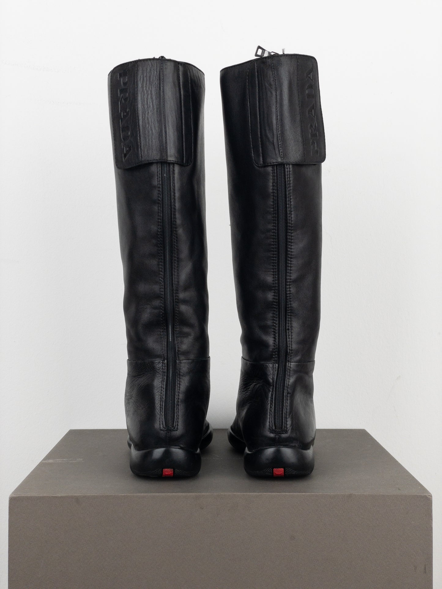 Prada AW99 Knee-High Linea Rossa Sports Boots