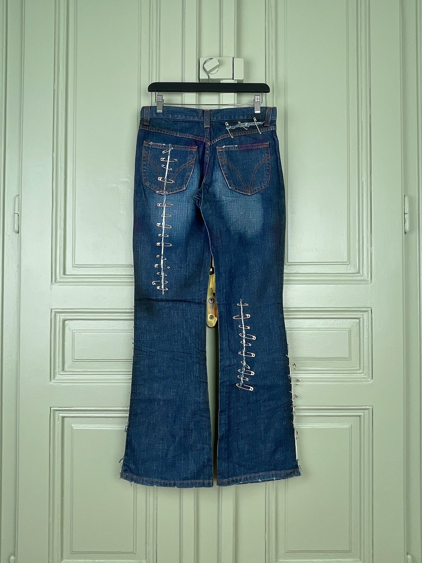 Dolce & Gabbana SS01 Safety Pin Denim Jeans