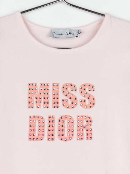 Dior by Galliano 2000s ‘Miss Dior’ Rhinestone Longsleeve Shirt