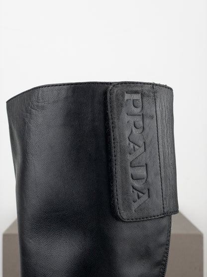Prada AW99 Knee-High Linea Rossa Sports Boots
