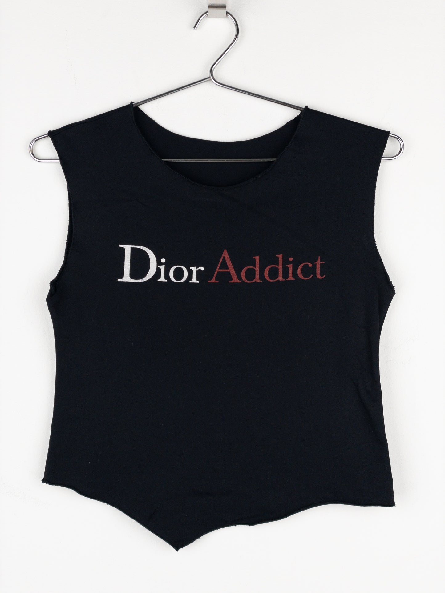 Dior by Galliano 2000s ‘Dior Addict’ Cut Off Tank Top