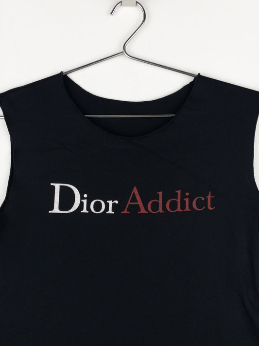 Dior by Galliano 2000s ‘Dior Addict’ Cut Off Tank Top – photo 4