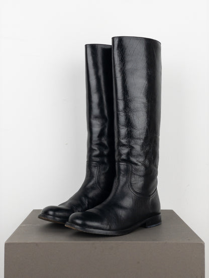 Maison Margiela 2000s Knee High Riding Boots