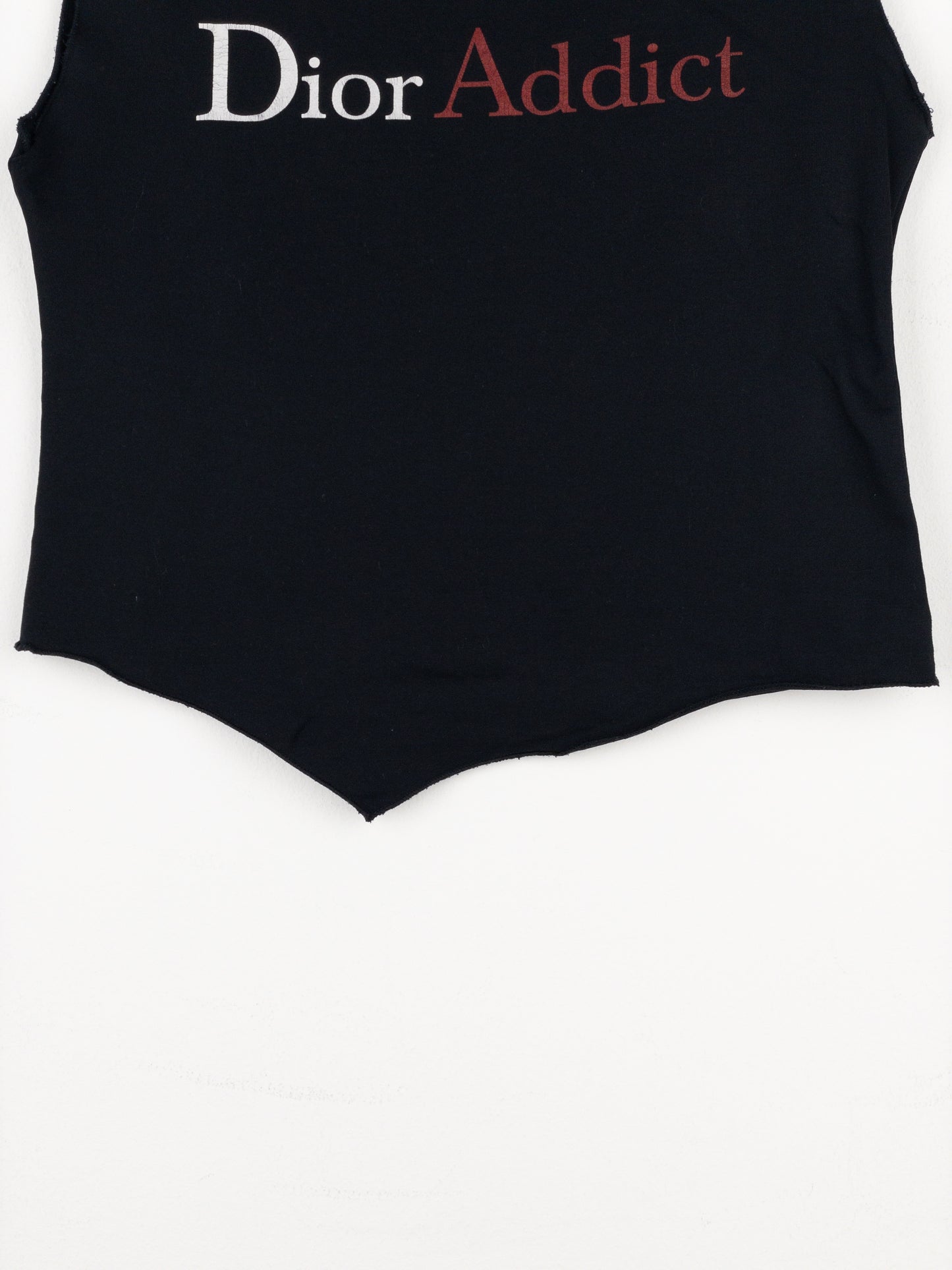 Dior by Galliano 2000s ‘Dior Addict’ Cut Off Tank Top