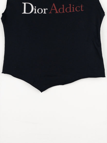 Dior by Galliano 2000s ‘Dior Addict’ Cut Off Tank Top