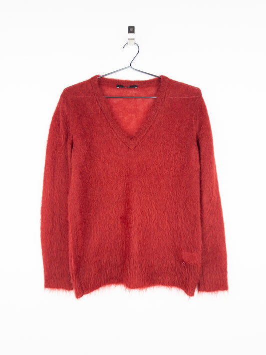 Gucci by Frida Giannini AW14 Fuzzy V-Neck Sweater