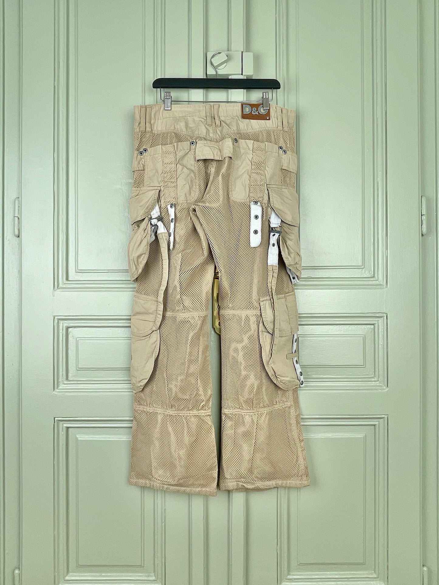 Dolce & Gabbana SS03 Net Cargo Pants