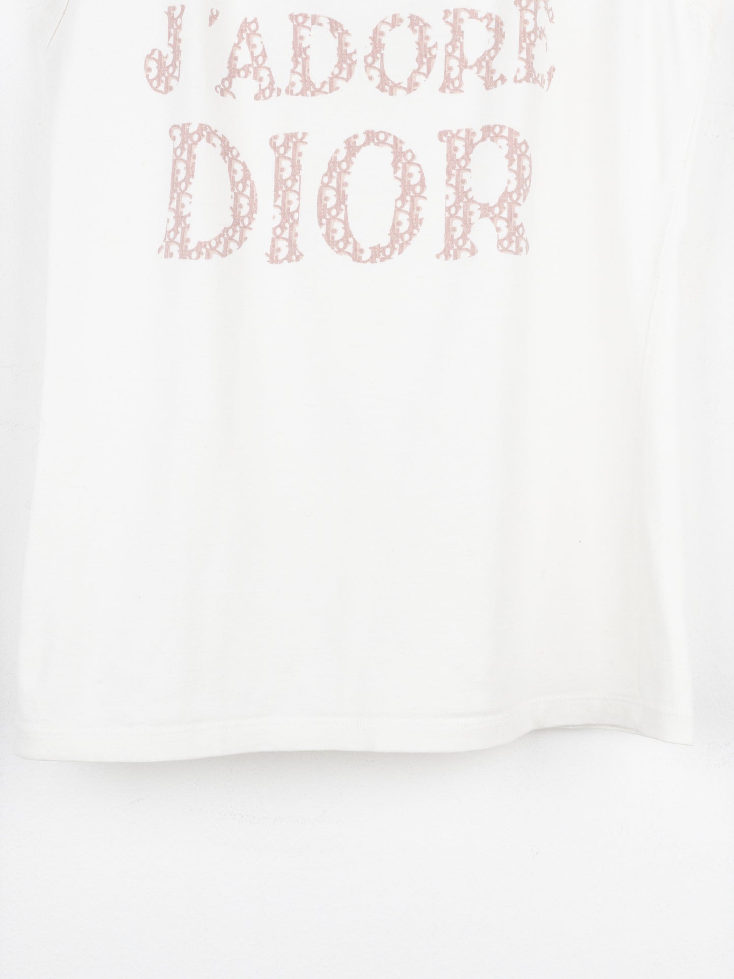 Dior by Galliano 2000s ‘Jadore Dior’ Monogram Tank Top