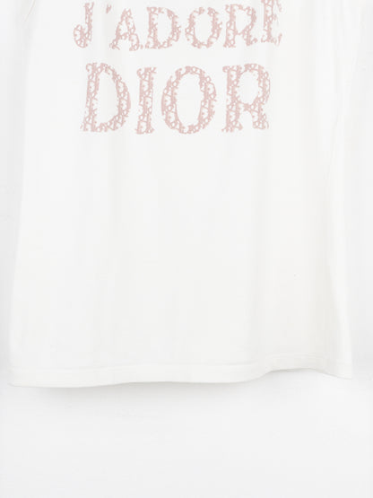 Dior by Galliano 2000s ‘Jadore Dior’ Monogram Tank Top