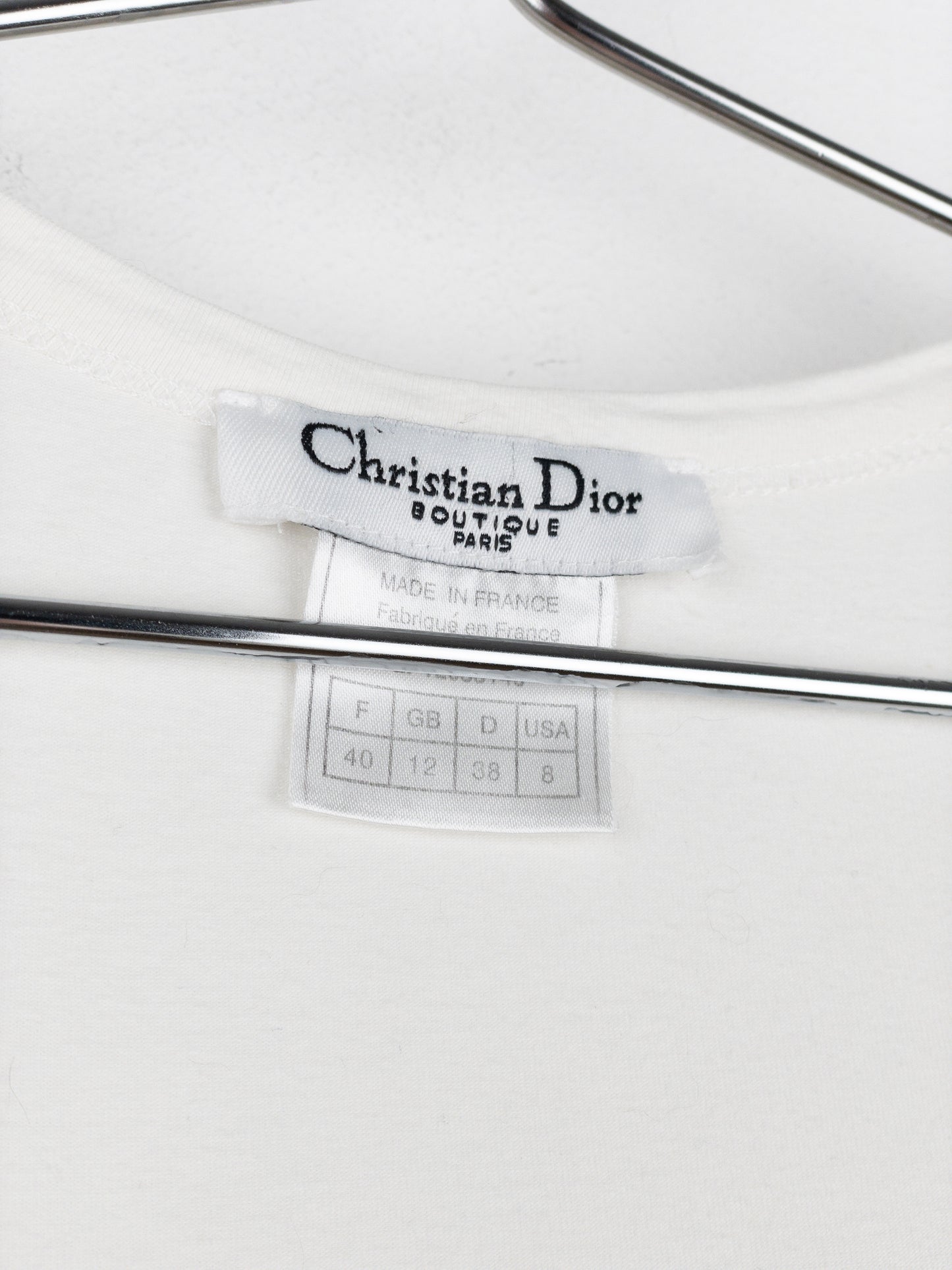Dior by Galliano 2000s ‘Jadore Dior’ Monogram Tank Top