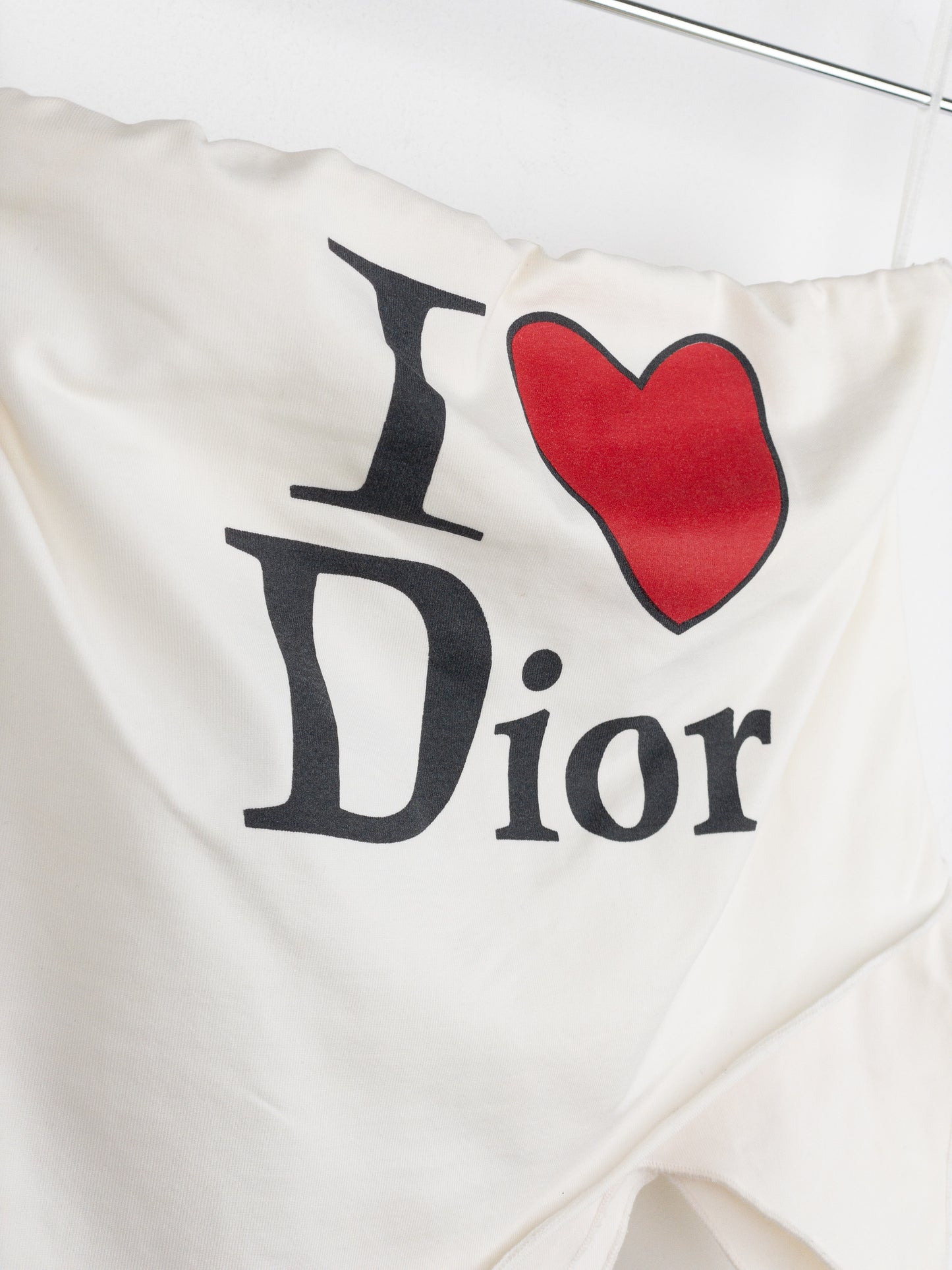 Dior by Galliano AW03 ‘I Love Dior’ Fringe Tube Top